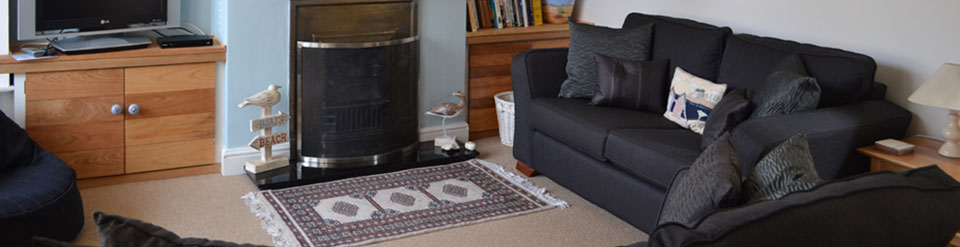Sheringham holiday cottage living room